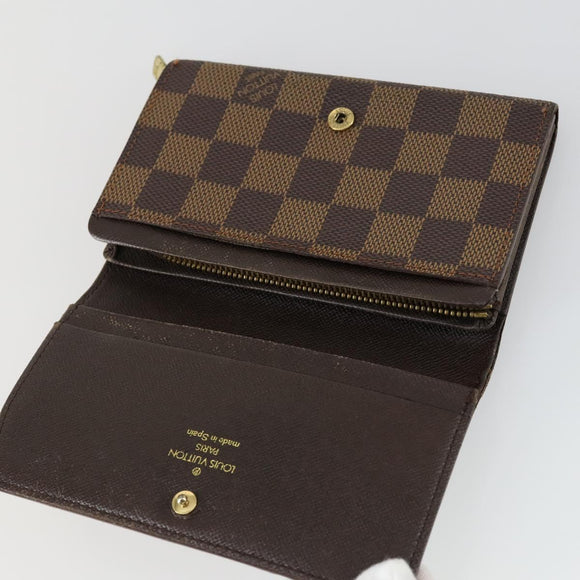 LOUIS VUITTON Monogram Damier Wallet 4 Set LV Auth 160331