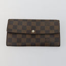 LOUIS VUITTON Monogram Damier Wallet 4 Set LV Auth 160331-14