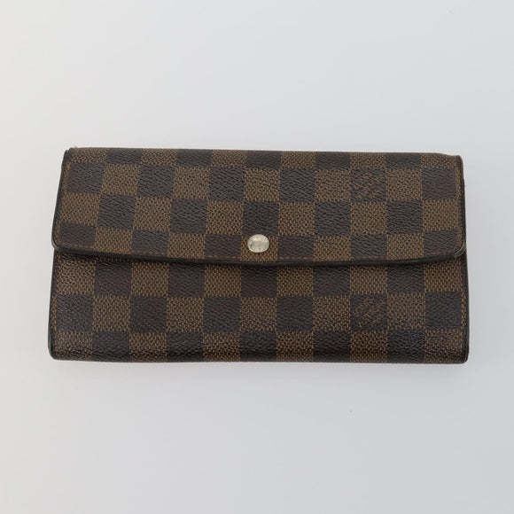 LOUIS VUITTON Monogram Damier Wallet 4 Set LV Auth 160331