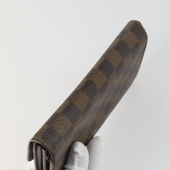 LOUIS VUITTON Monogram Damier Wallet 4 Set LV Auth 160331