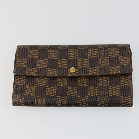 LOUIS VUITTON Monogram Damier Wallet 4 Set LV Auth 160331