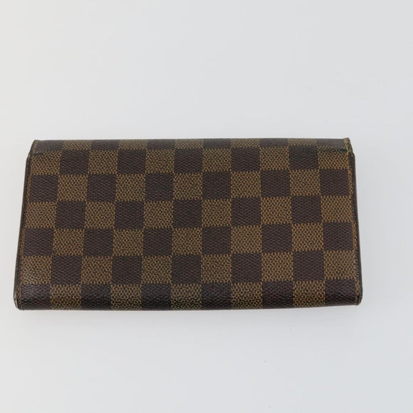 LOUIS VUITTON Monogram Damier Wallet 4 Set LV Auth 160331