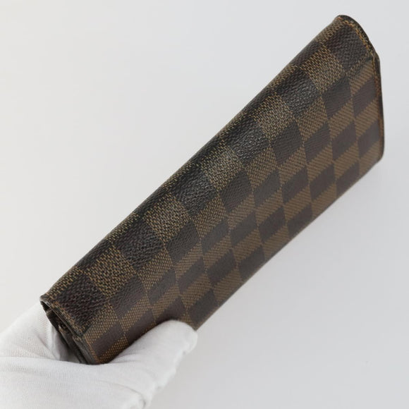 LOUIS VUITTON Monogram Damier Wallet 4 Set LV Auth 160331
