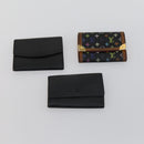 LOUIS VUITTON Epi Key Case 8 sets Red Yellow black LV Auth 160332-10