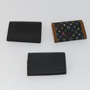 LOUIS VUITTON Epi Key Case 8 sets Red Yellow black LV Auth 160332-11