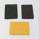 LOUIS VUITTON Epi Key Case 8 sets Red Yellow black LV Auth 160332-2