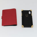 LOUIS VUITTON Epi Key Case 8 sets Red Yellow black LV Auth 160332-8