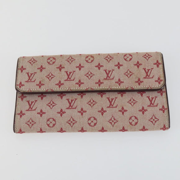 LOUIS VUITTON Epi Monogram Mini Wallet 5 Set Yellow Red black LV Auth 160337