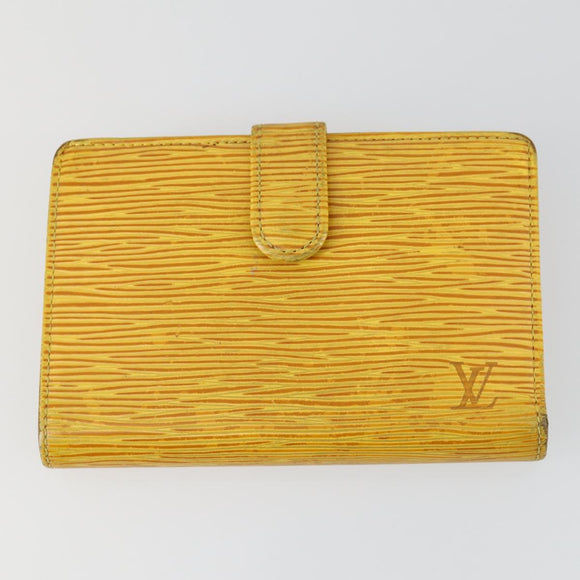 LOUIS VUITTON Epi Monogram Mini Wallet 5 Set Yellow Red black LV Auth 160337