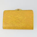 LOUIS VUITTON Epi Monogram Mini Wallet 5 Set Yellow Red black LV Auth 160337-3