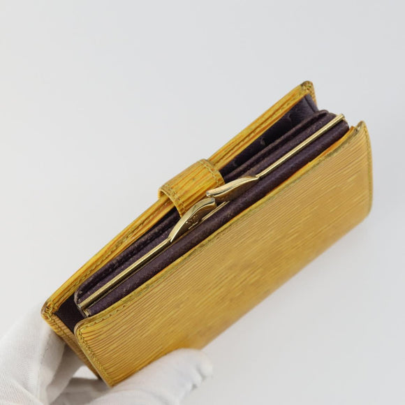 LOUIS VUITTON Epi Monogram Mini Wallet 5 Set Yellow Red black LV Auth 160337