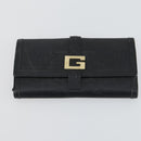 VALENTINO Celine Gucci Wallet Leather 4 Set Beige Black Green Auth 160338-13