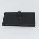 VALENTINO Celine Gucci Wallet Leather 4 Set Beige Black Green Auth 160338-14
