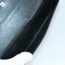 VALENTINO Celine Gucci Wallet Leather 4 Set Beige Black Green Auth 160338-17