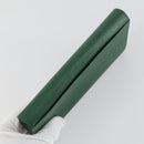 VALENTINO Celine Gucci Wallet Leather 4 Set Beige Black Green Auth 160338-21