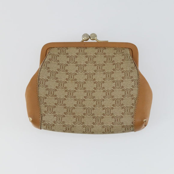 VALENTINO Celine Gucci Wallet Leather 4 Set Beige Black Green Auth 160338