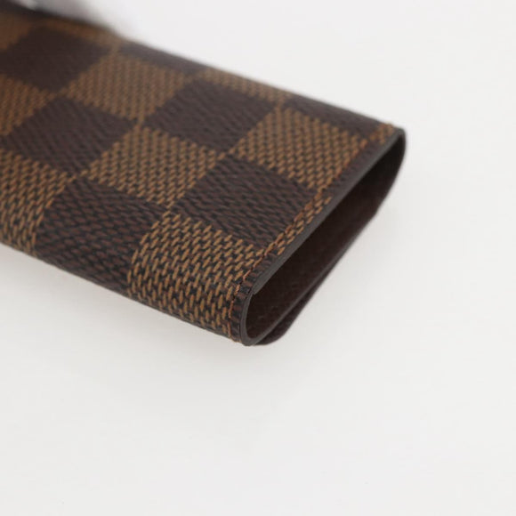 LOUIS VUITTON Damier Ebene Multicles 4 Key Case N62631 LV Auth 160340V