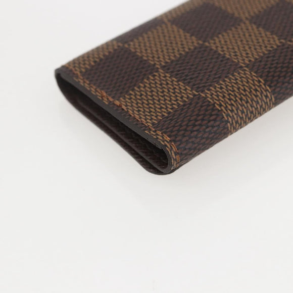 LOUIS VUITTON Damier Ebene Multicles 4 Key Case N62631 LV Auth 160340V
