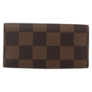 LOUIS VUITTON Damier Ebene Multicles 4 Key Case N62631 LV Auth 160340V-2