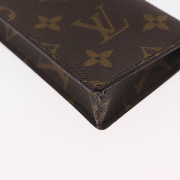 LOUIS VUITTON Monogram Etui Lunette Simple Glasses Case M62962 LV Auth 160351