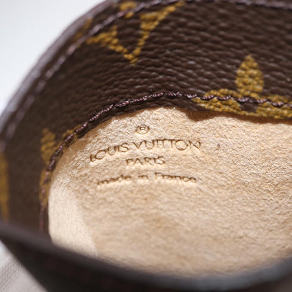 LOUIS VUITTON Monogram Etui Lunette Simple Glasses Case M62962 LV Auth 160351