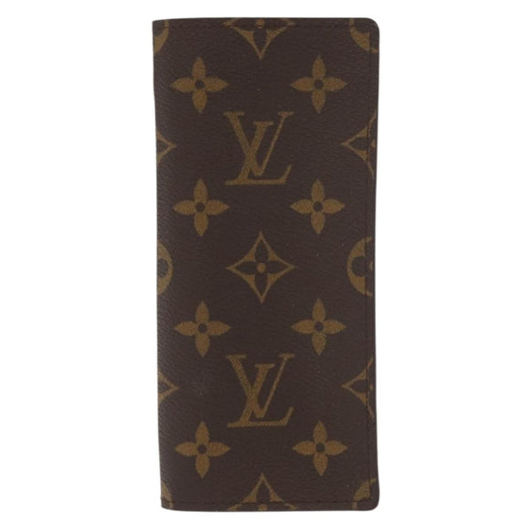 LOUIS VUITTON Monogram Etui Lunette Simple Glasses Case M62962 LV Auth 160351