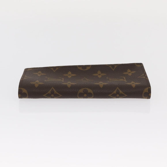 LOUIS VUITTON Monogram Etui Lunette Simple Glasses Case M62962 LV Auth 160351
