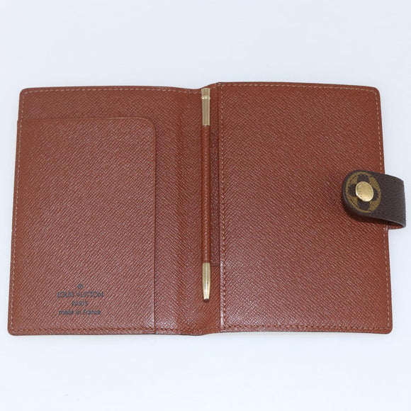 LOUIS VUITTON Monogram Etui Palm PDA Day Planner Cover M63028 LV Auth 160355