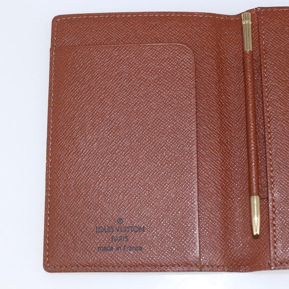 LOUIS VUITTON Monogram Etui Palm PDA Day Planner Cover M63028 LV Auth 160355
