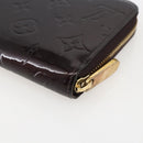 LOUIS VUITTON Monogram Vernis Zippy Wallet Amarante M93522 LV Auth 160357-15