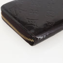LOUIS VUITTON Monogram Vernis Zippy Wallet Amarante M93522 LV Auth 160357-16