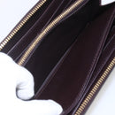 LOUIS VUITTON Monogram Vernis Zippy Wallet Amarante M93522 LV Auth 160357-21