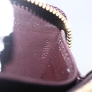 LOUIS VUITTON Monogram Vernis Zippy Wallet Amarante M93522 LV Auth 160357-12