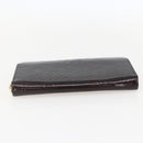 LOUIS VUITTON Monogram Vernis Zippy Wallet Amarante M93522 LV Auth 160357-6
