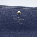 LOUIS VUITTON Epi Porte Tresor International Wallet Myrtille M6338G Auth 160358-9