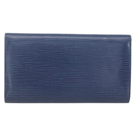 LOUIS VUITTON Epi Porte Tresor International Wallet Myrtille M6338G Auth 160358 - 0