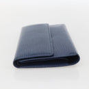 LOUIS VUITTON Epi Porte Tresor International Wallet Myrtille M6338G Auth 160358-3