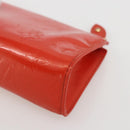 LOUIS VUITTON Monogram Vernis Trousse Pouch Orenge Sunset M93648 LV Auth 160361-15