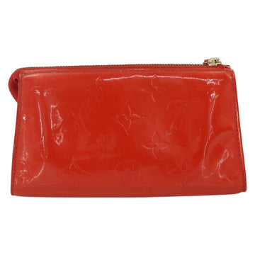 LOUIS VUITTON Monogram Vernis Trousse Pouch Orenge Sunset M93648 LV Auth 160361 - 0