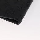 LOUIS VUITTON Mahina Portefeuille Amelia Long Wallet Black M95549 LV Auth 160362-10