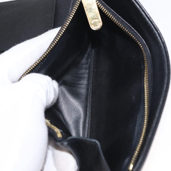 LOUIS VUITTON Mahina Portefeuille Amelia Long Wallet Black M95549 LV Auth 160362