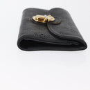 LOUIS VUITTON Mahina Portefeuille Amelia Long Wallet Black M95549 LV Auth 160362-4