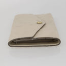 LOUIS VUITTON Empreinte Portefeuille Curie's Compact Wallet Cream LV Auth 160363-4