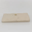 LOUIS VUITTON Empreinte Portefeuille Curie's Compact Wallet Cream LV Auth 160363-6