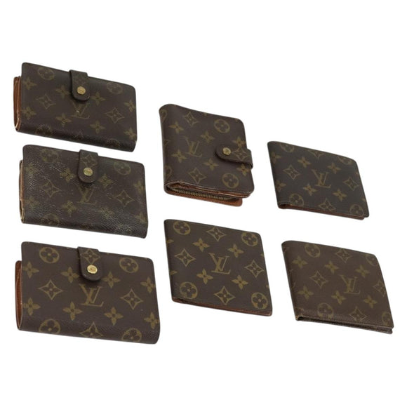 LOUIS VUITTON Monogram Wallet 7 Set LV Auth 160365