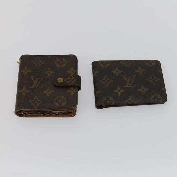 LOUIS VUITTON Monogram Wallet 7 Set LV Auth 160365