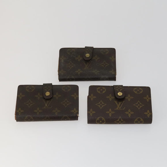 LOUIS VUITTON Monogram Wallet 7 Set LV Auth 160365