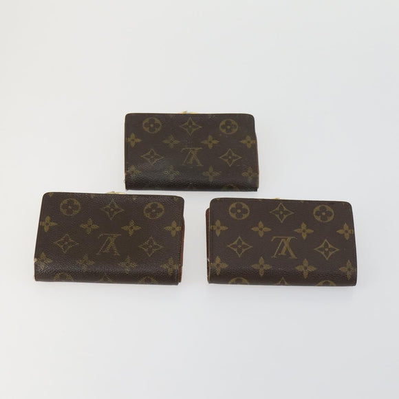 LOUIS VUITTON Monogram Wallet 7 Set LV Auth 160365