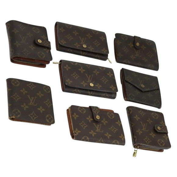 LOUIS VUITTON Monogram Wallet 8 Set LV Auth 160366