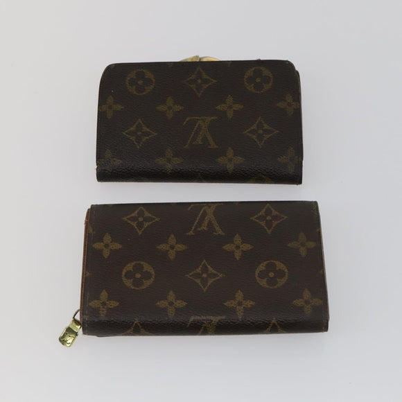 LOUIS VUITTON Monogram Wallet 8 Set LV Auth 160366